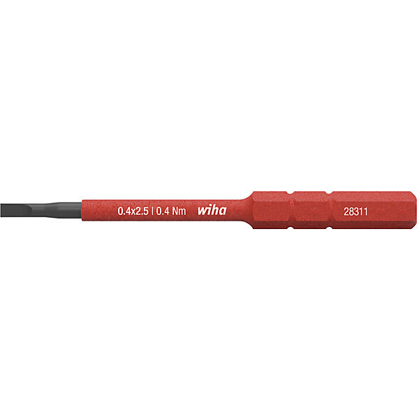 Wiha Schlitz Schraubendreher SoftFinish electric 2831-10 2,5x75